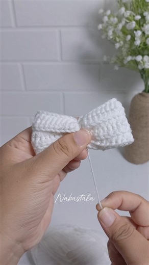 Crochet Bow Keychain Tutorial