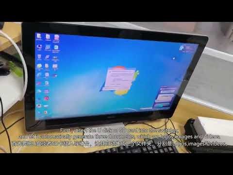 How to use the usb disc, put the piture and video into the correspinding folders