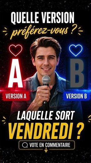 ❤️ A ou 💙 B ? Quelle version préférez-vous ?