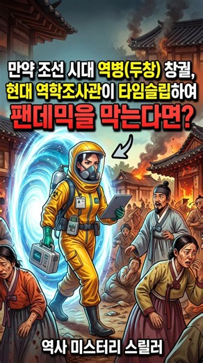 만약 조선 시대 역병(두창) 창궐, 현대 역학조사관이 타임슬립하여 팬데믹을 막는다면?