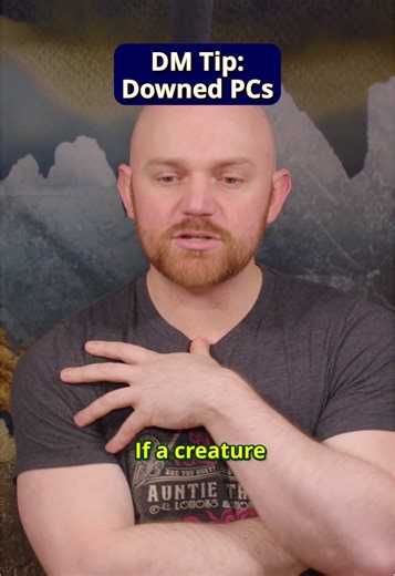 Dungeon Master Tip: Handling a Downed PC in Combat #dndtiktok #dungeonsanddragons #ttrpg #tabletopnotch #fyp
