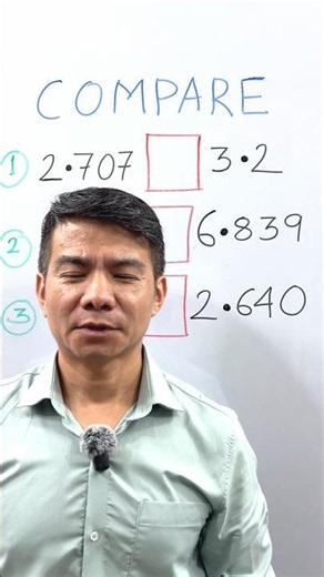 COMPARE LIKE GENIUS 🔥| Comparing Decimal Numbers |
