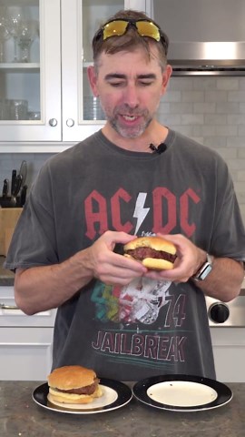 This is not meat in my mouth 🍔 #shorts