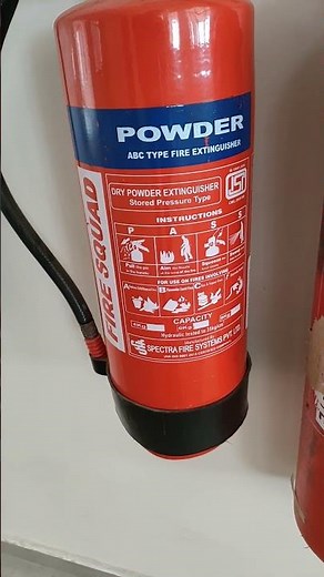 Powder ABC Type Fire Extinguisher For Building.
