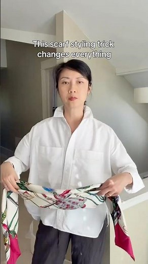 How to tie an Hermes silk scarf bag✨#fashion #style