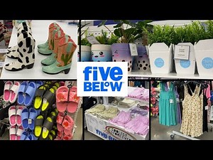 🔥FIVE BELOW SHOP WITH ME‼️FIVE BELOW ROOM DECOR | FIVE BELOW CLOTHING | FIVE BELOW SHOPPING