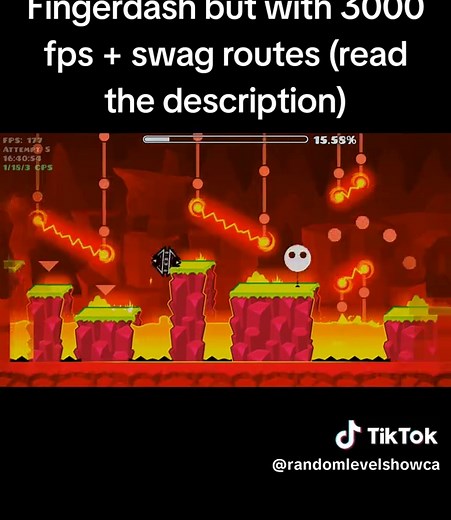 Fingerdash Showcase with 3000 TPS and Unique Routes
