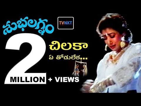 Chilaka Ye Thodu Leka Video Song || Subhalagnam Movie || Jagapathi Babu, Aamani, Roja || TVNXT
