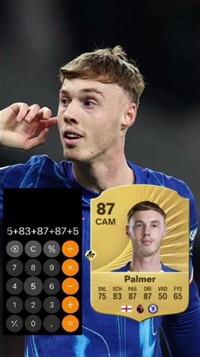 Calculating Palmers rating in FIFA #viralshort