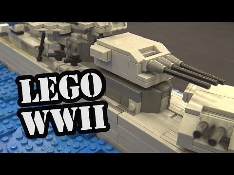 LEGO USS Salt Lake City WWII Ship | World War Brick 2017