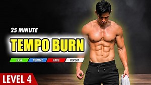 Home workout | Progressive tempo fat burning (level 4)