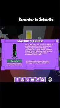 How to find Matrix Marker in Find the Markers #shorts #roblox #findthemarkers