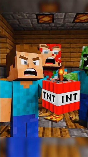 "Minecraft Kitchen Chaos: Zombie in the Microwave!