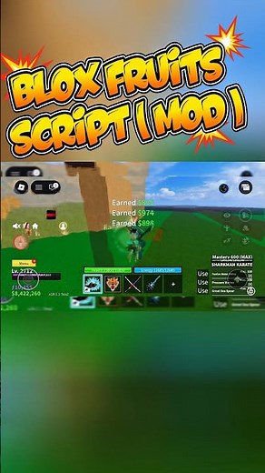 BLOX FRUITS REDZ HUB SCRIPT ( Mod ) #bloxfruits #bloxfruitsscript #fyp #roblox #shorts