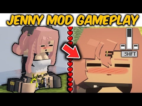 Jenny vs Ellie in Jenny Mod Minecraft | Jenny Mod Download!