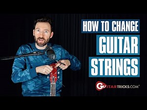 How To Change Guitar Strings Super EASY For Beginners | Guitar Tricks