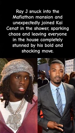 Ray J Snuck into the Mafiathon mansion and Tries to take a shower with Kai Cenat! #kaicenat #rayj