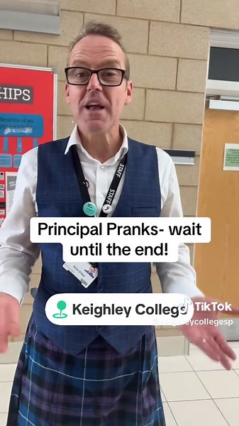 Principl Pranks! #keighley #student #college #teachersoftiktok #principal #theboss #fyp #tik_tok #trends #boss #community