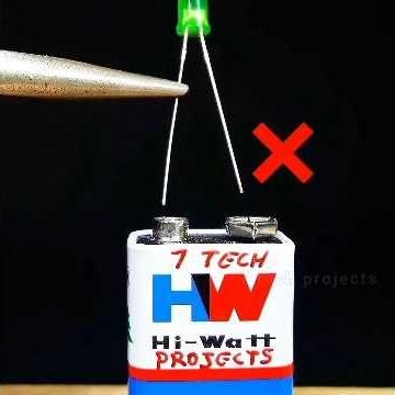 LED light connection with battery #electrical #youtubeshorts #electrician