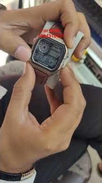 How to set 1st Copy Casio Watch Time And Date #digitalclock #analogclock #casio #casiowatch