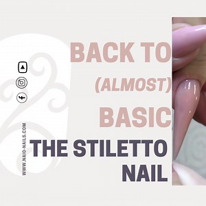 Back to (Almost) Basic, with the stiletto supplied by Naio Nails UK For all your Naily Needs please visit our online store today https://naio-nails.com/ | Naio Nails UK