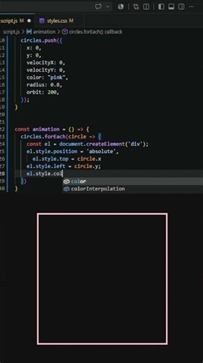500 Bouncing Balls Animation Made with Pure JavaScript 👑