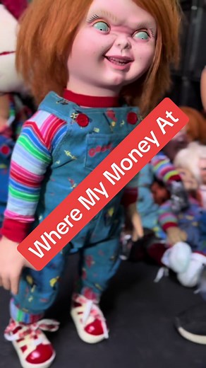 You tell'em Chucky 🔥 #Chucky #Chuckydoll #Giveaway #horror #Glen #Tiffany #customdoll #brideofchucky #seedofchucky #childsplay #scarymovie #scary #horrortok #spooky #collector #collection #Chuckytvseries #capcut #horrormovies #fyp #fypviral