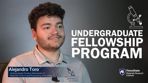 Materials Research Institute Undergraduate Fellowship Program | Materials Research Institute