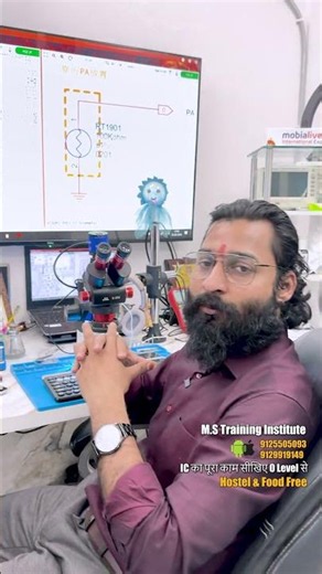 Schematic Diagram में Thermistor को समझिए और fault finding को आसान बनाइए! 🔧📱🔥 #deepaknigam