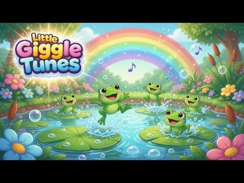 Frog Jump Song 🐸 | Fun Animal Song for Kids | Nursery Rhymes | Little Giggle Tunes