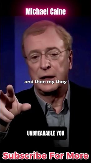 Michael Caine - Use The Difficulty #motivation