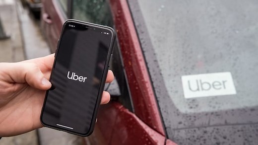 Uber protest in France