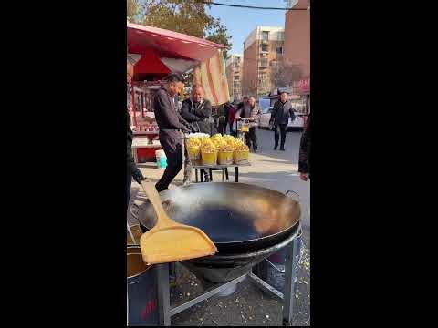 🔴 LIVE: Street Popcorn Master — Traditional Chinese Snack in Action!