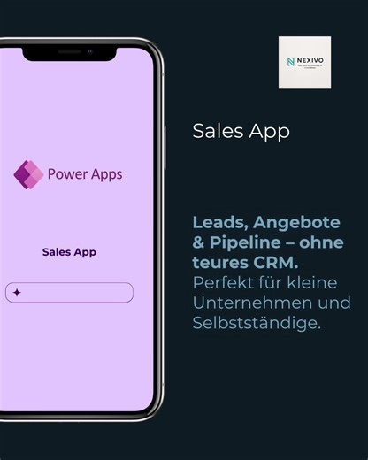 Ein Sales‑Tool ohne teures CRM? Mit Power Apps kannst du Leads erfassen, Angebote tracken und Follow‑ups automatisieren — komplett individuell für dein Unternehmen ⏱ Aufwand: 8–15 Stunden 💰 Ersparnis: 30–60€/User CRM‑Kosten keine Excel‑Fehler 👉 Folge für tägliche Power Apps & Automate Hacks 👉 Kostenlose Beratung in der Bio #powerapps #salestool #crm #vertrieb #pipeline