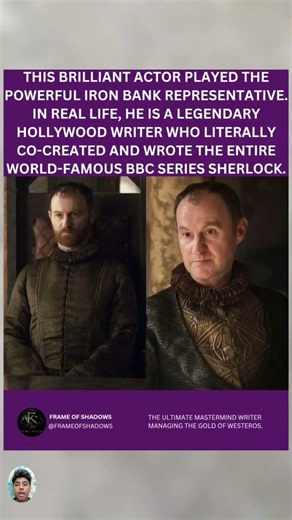 The mastermind behind the Iron Bank! 🏦🧐 #GameOfThrones #MarkGatiss