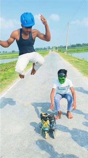 skating stunt don't try without any training #skating #skills #skater #skateboarding #shortsfeed