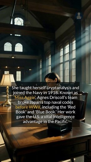 5.7K views · 41 reactions | Agnes Driscoll, a cryptology genius, shaped naval intelligence and broke complex Japanese codes. #history #historyfacts #codebreaking #WWII | The Curious Side | Facebook