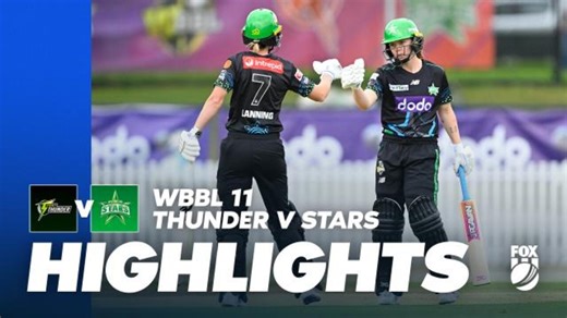 Thunder v Stars: Full Match Highlights