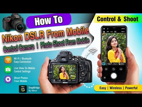 How to Control Nikon DSLR from Mobile 📱 | Shoot Photos Remotely