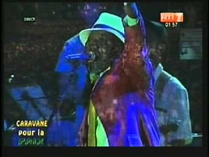 Cote D'ivoire : concert de la paix et de la réconciliation:prestation d'Alpha Blondy