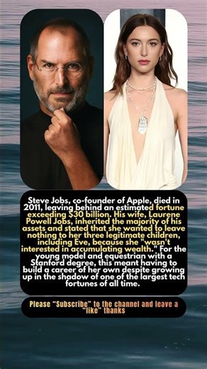 👰‍♀️ Eve Jobs: No Billions, Just Love and Career