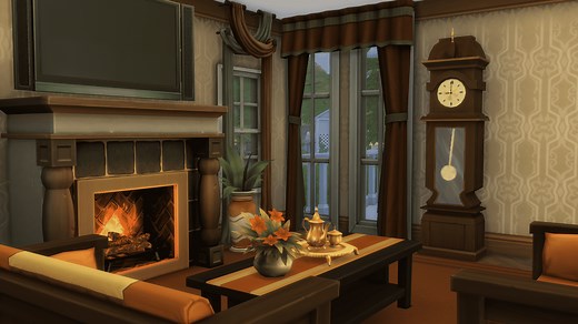 The Sims 4 Mod: Animated Grandfather's Clock