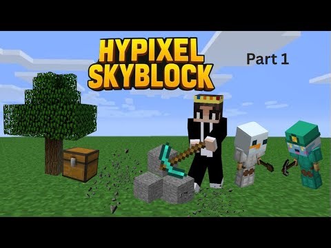 My new Minecraft hypixel skyblock island tour # 1