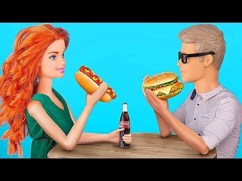 7 MINI FAST FOODS FOR BARBIE THAT YOU CAN ACTUALLY EAT / WONDERFUL HACKS FOR YOUR BARBIES