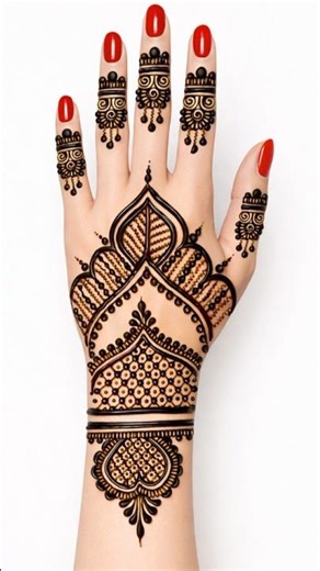 Bridal Mehndi 👰 | Full Hand Henna #bridalmehndi #mehndi #shorts