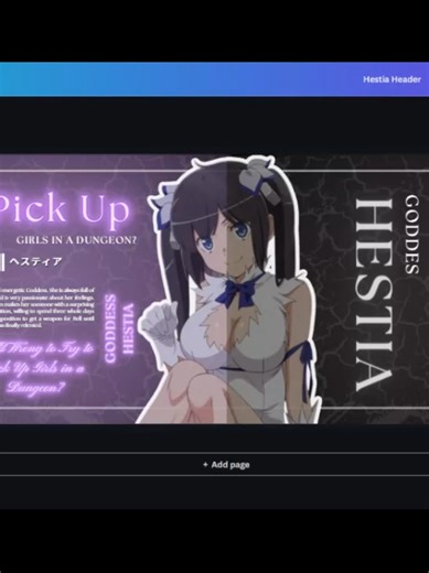 Header Dedicated to Hestia #danmachi #ダンまち #Hestia #anime #art | Art Anime