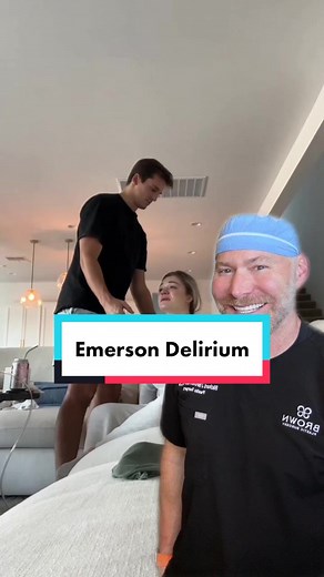#duet with @matt_and_abby #mattandabby #emergence #delirium #medical #brownsanatomy #anesthesia This is called Emergence Delirium. We see psychosocial behavior changes for a few hours. It’s common with general anesthesia. We see anything from crying to aggression!