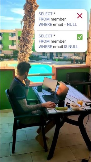 SQL server NULL syntax 🐍🤯 ugh #programmer #codingmemes #programming #software #codinghumor #coding