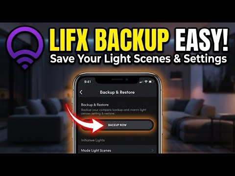 How to backup your Lifx light effects and device states - Easy Tutorial