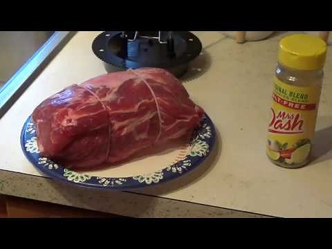 BOSTON BUTT / PULLED PORK and the SHOWTIME ROTISSERIE